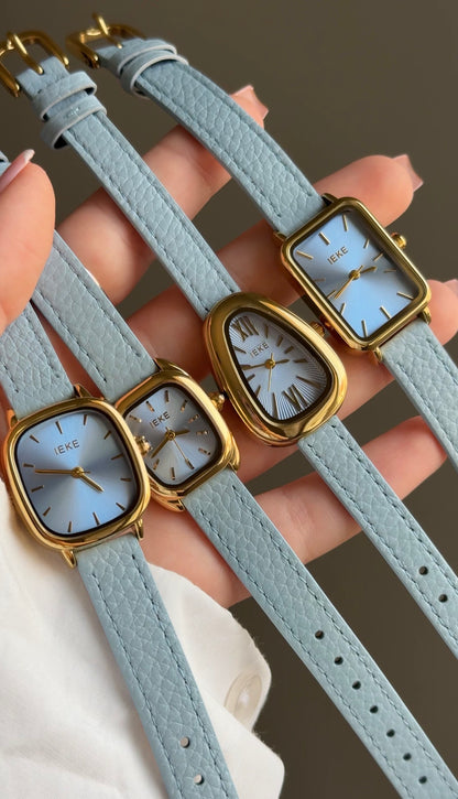IEKE blue leather