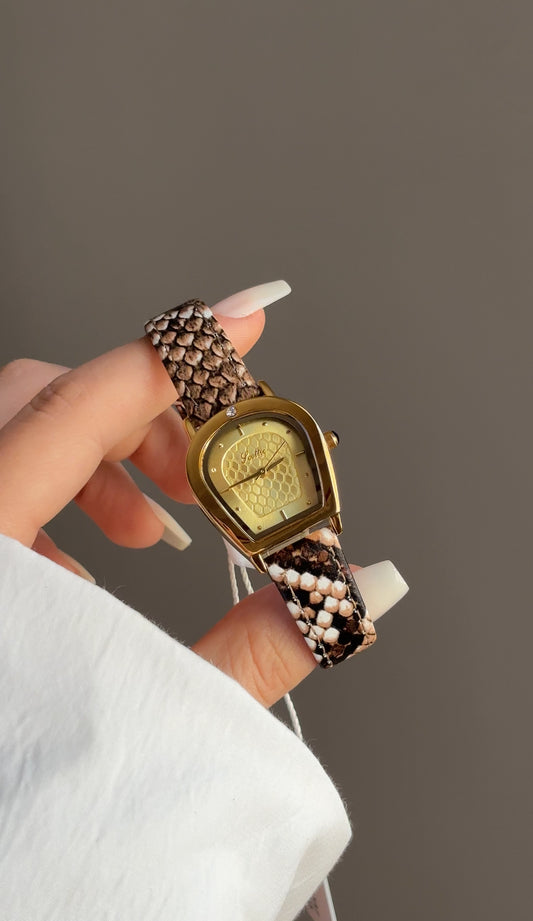 SCOTTIE cuir serpent