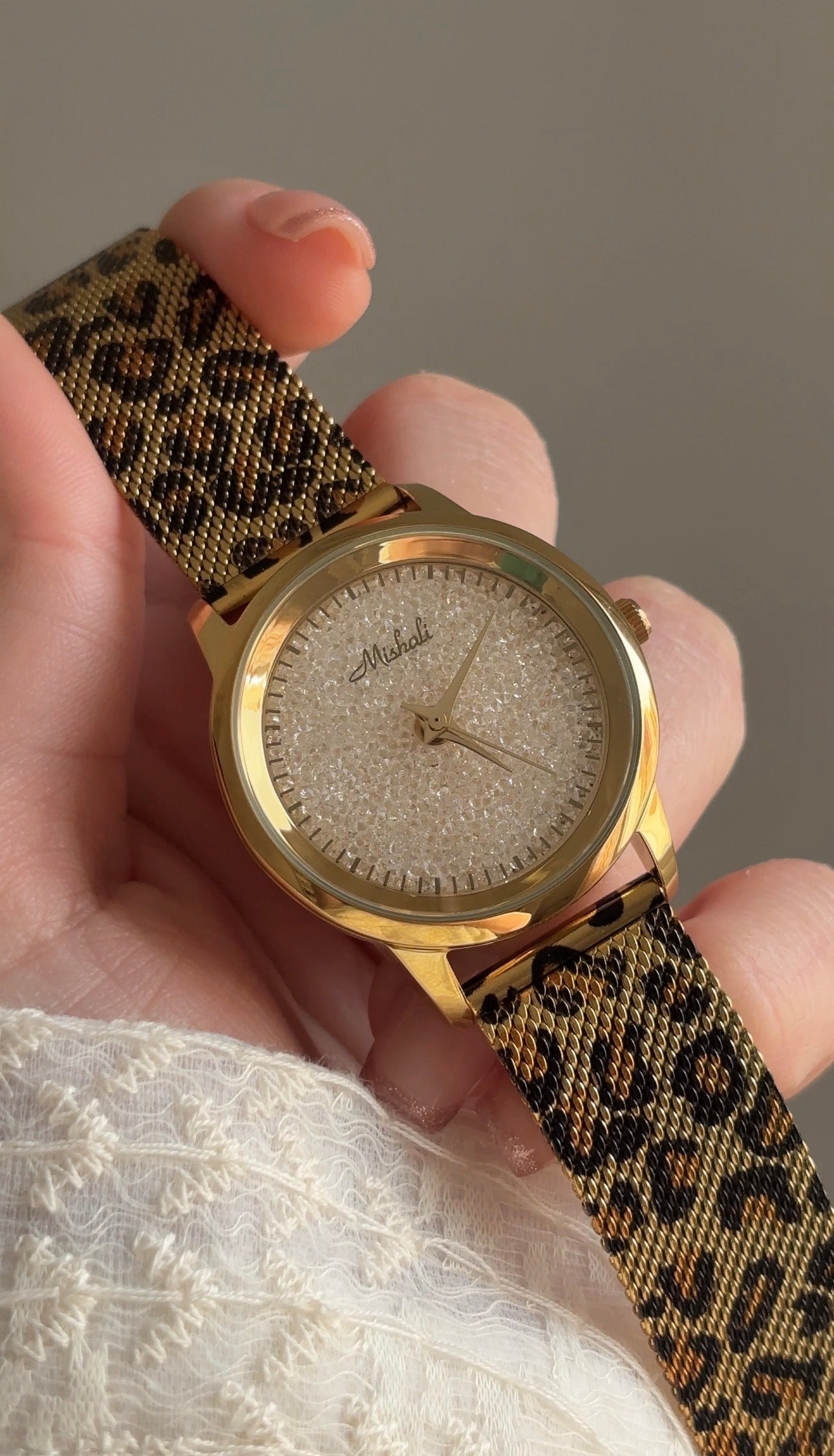 MISHALI leopard ronde