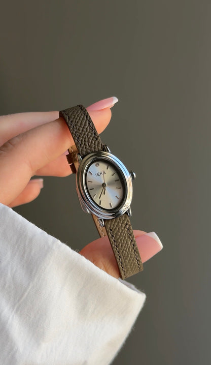 IEKE ovale mini cuir