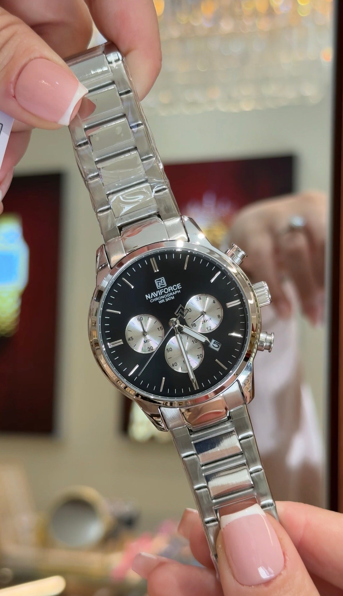 NAVIFORCE MEN acier ronde