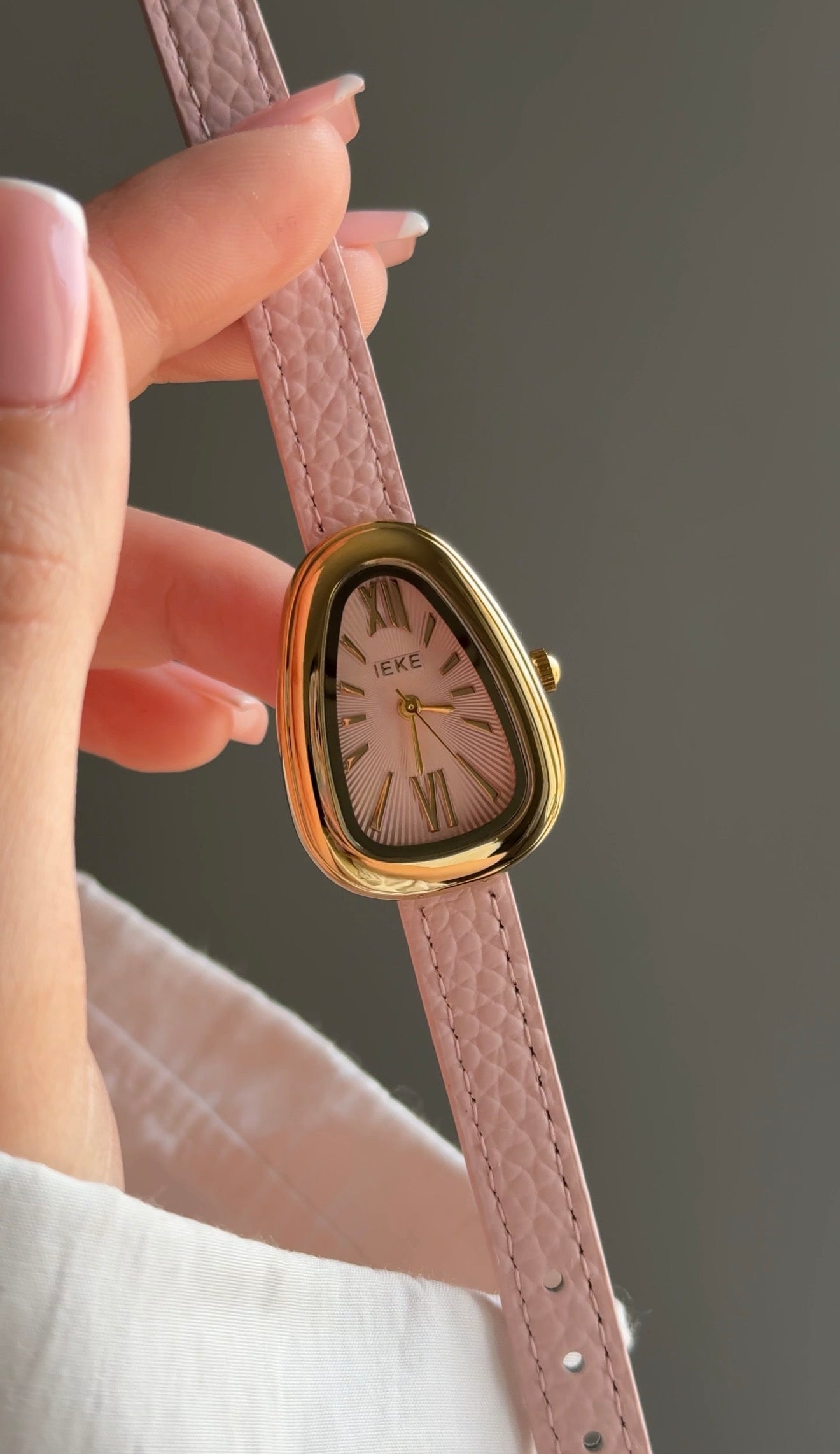 IEKE pink leather