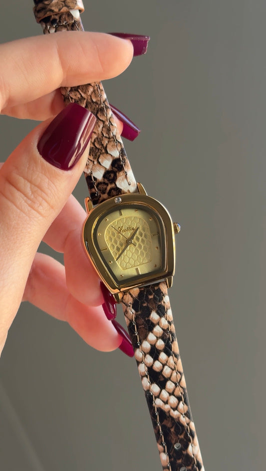 SCOTTIE cuir serpent