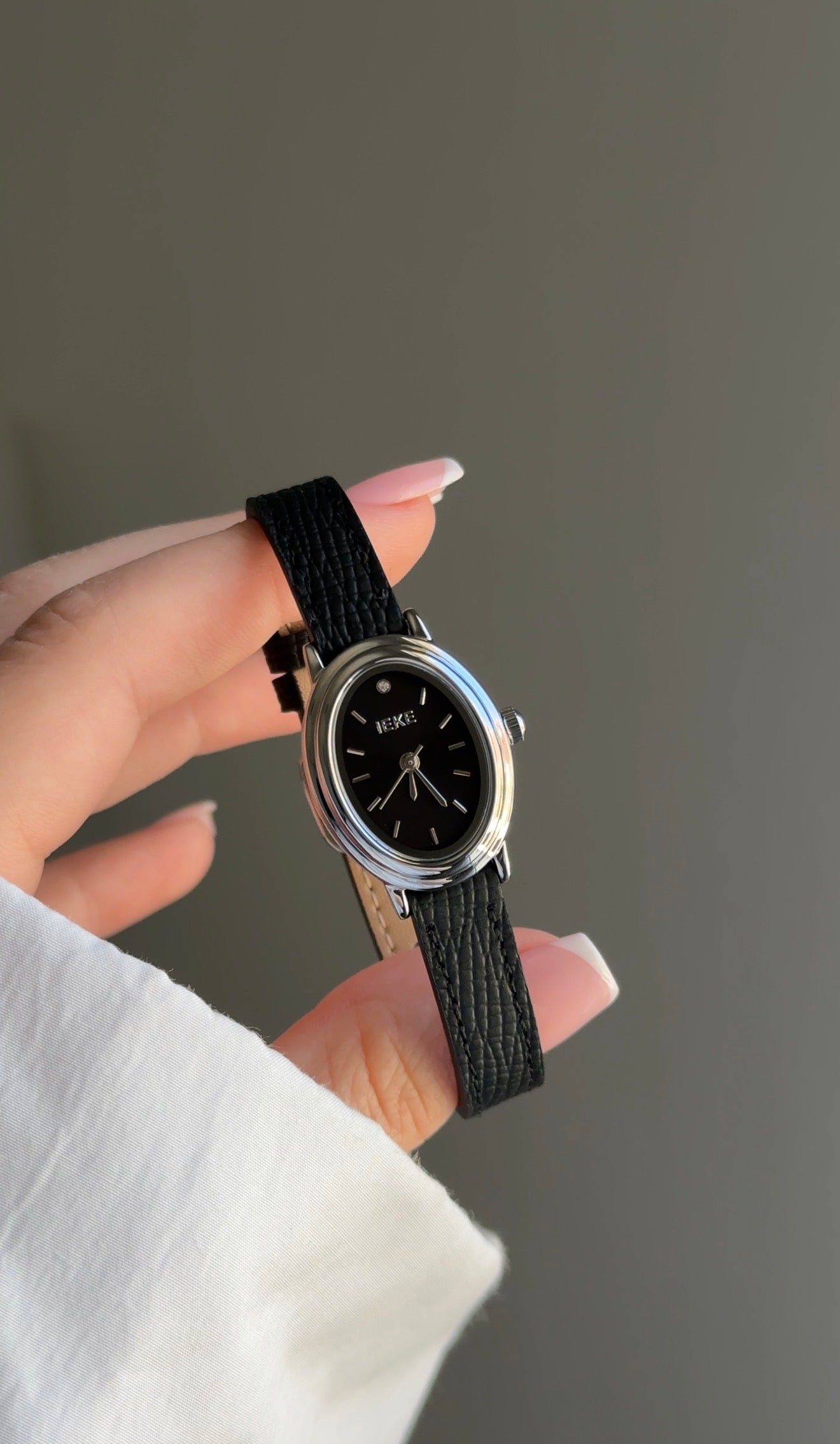 IEKE ovale mini cuir