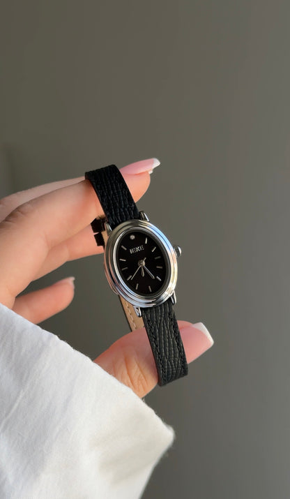 IEKE ovale mini cuir
